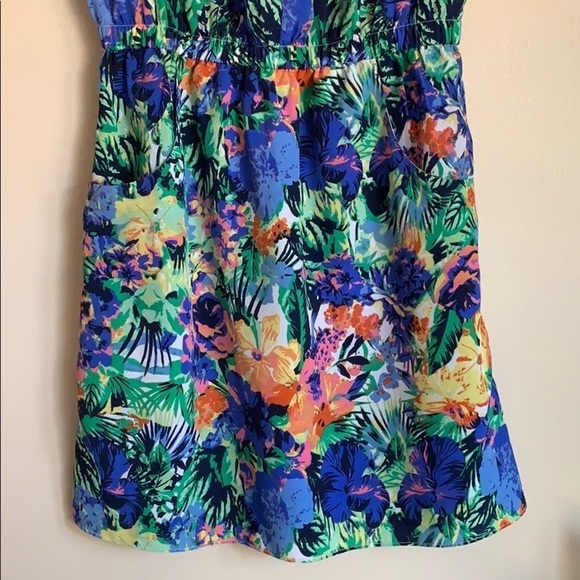 Jessica Simpson Women Ellington Floral Print Dress Size M - Picture 3 of 13